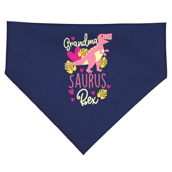 Grandma Saurus Rex Dinosaur USA-Made Doggie Bandana