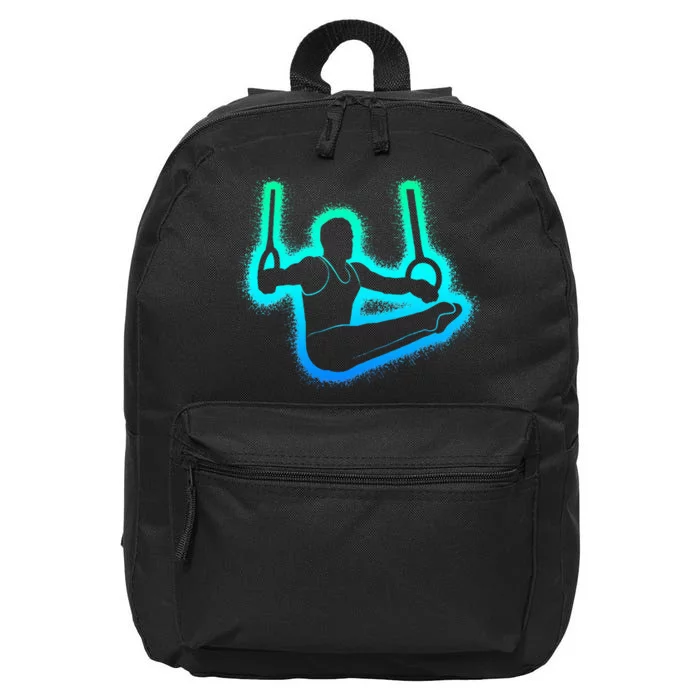 Gymnastics Sports Rings Gymnast 16 in Basic Backpack