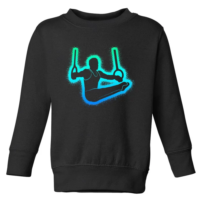 Gymnastics Sports Rings Gymnast Toddler Sweatshirt