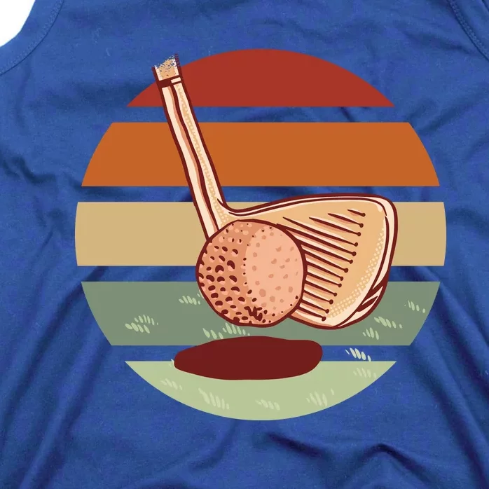 Golf Sunset Retro Tank Top