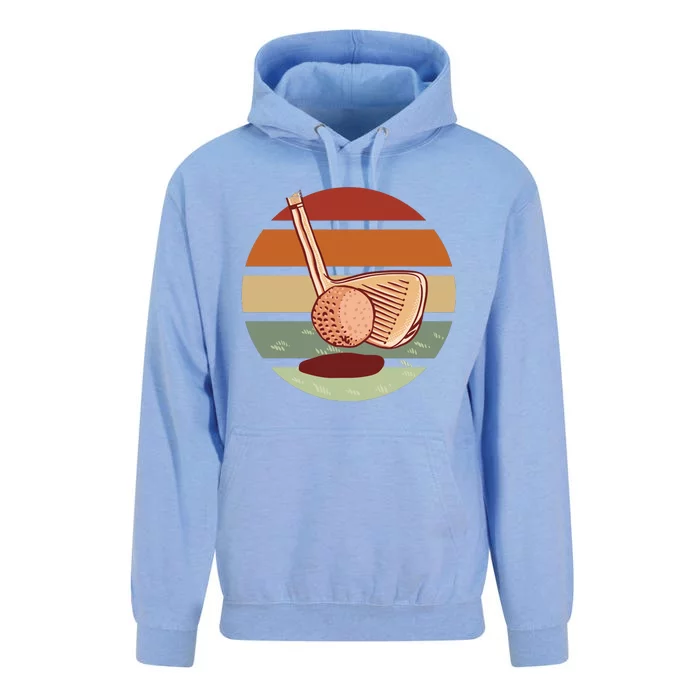 Golf Sunset Retro Unisex Surf Hoodie