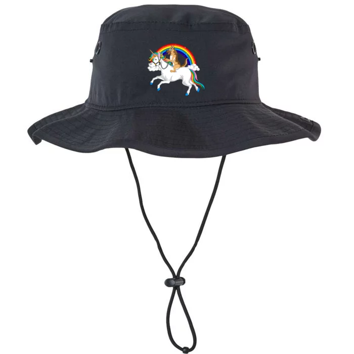 German Shepherd Riding Unicorn Legacy Cool Fit Booney Bucket Hat