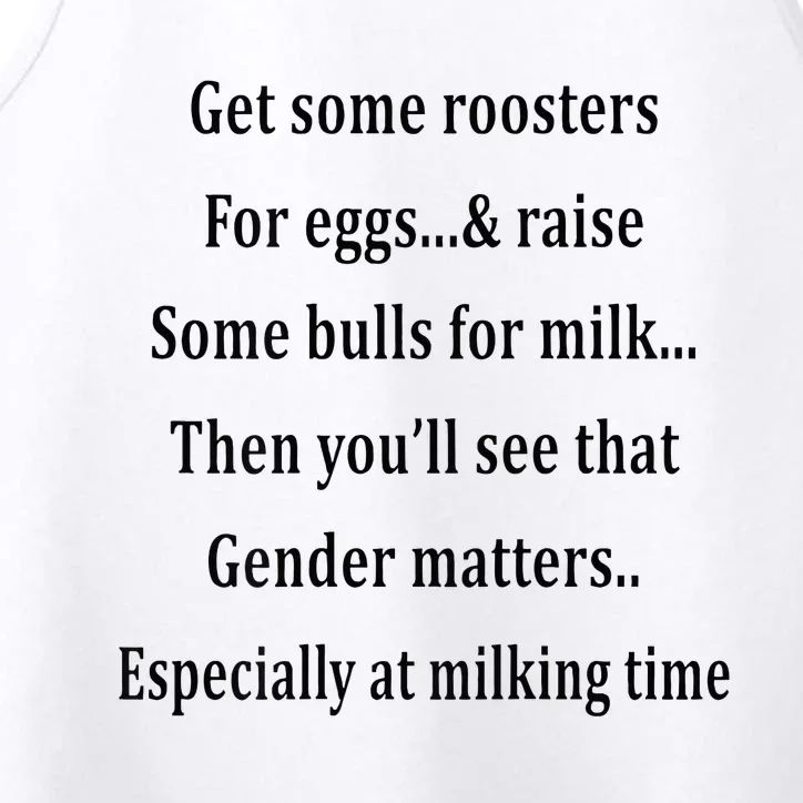 Get Some Roosters For Eggs & Raise Some Bull Performance Tank