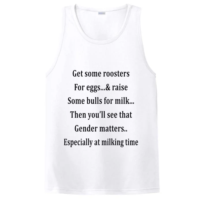 Get Some Roosters For Eggs & Raise Some Bull Performance Tank