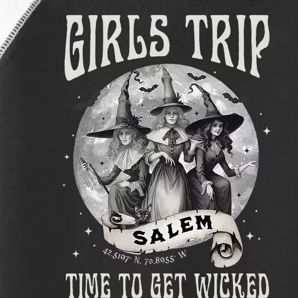 GirlsTrip Salem Retro Salem 1692 They Missed One Witch Toddler Fine Jersey T-Shirt