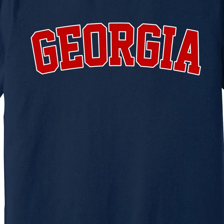 Georgia State Retro Premium T-Shirt