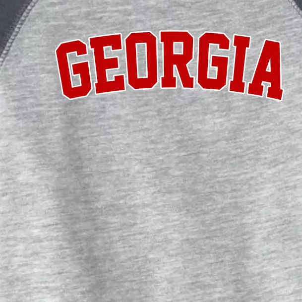 Georgia State Retro Toddler Fine Jersey T-Shirt