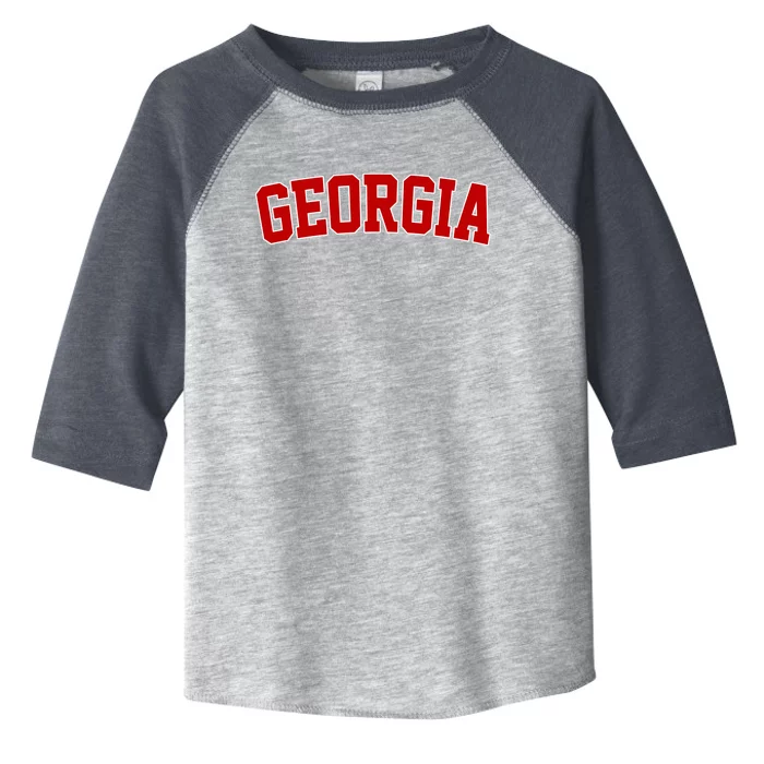 Georgia State Retro Toddler Fine Jersey T-Shirt