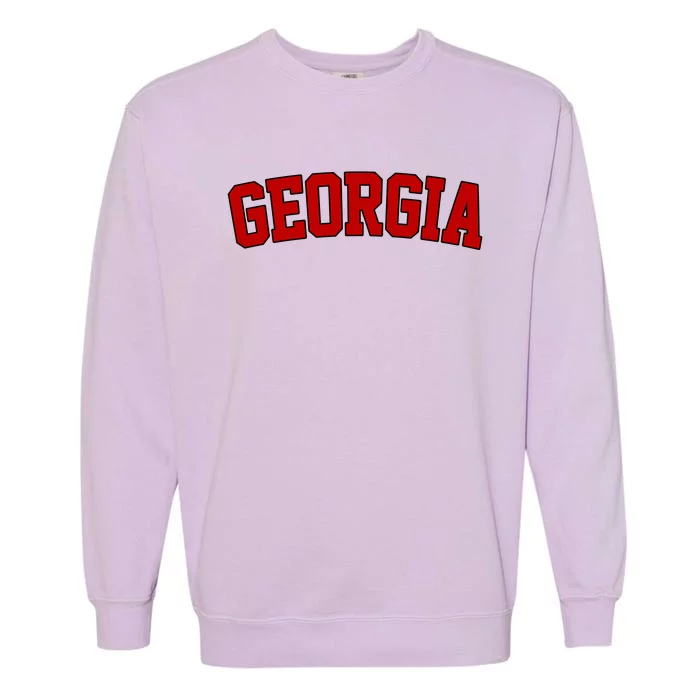 Georgia State Retro Garment-Dyed Sweatshirt