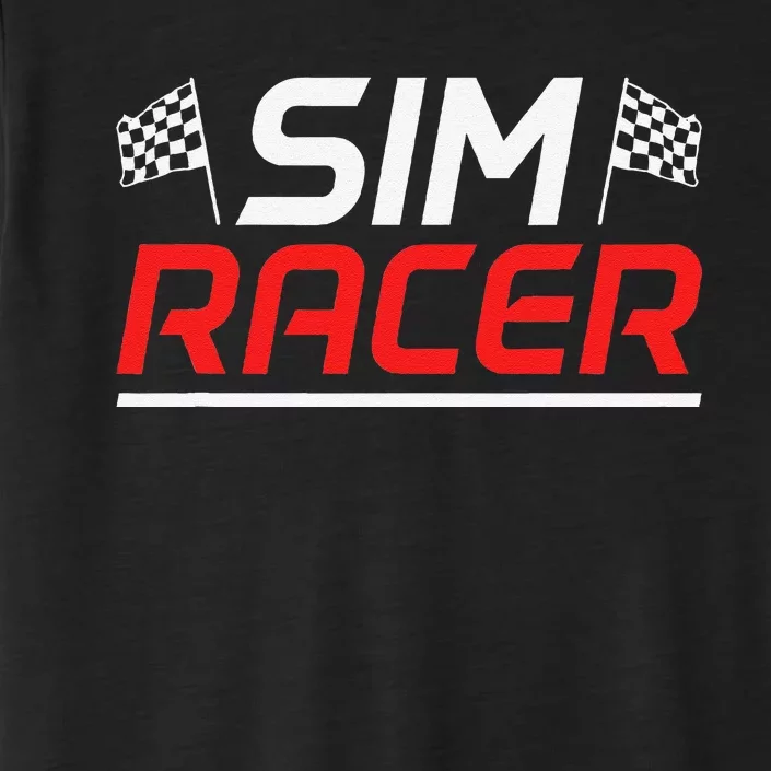 Gaming Simulation Racer Car Race Sim Racing ChromaSoft Performance T-Shirt