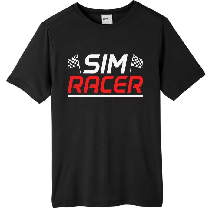 Gaming Simulation Racer Car Race Sim Racing ChromaSoft Performance T-Shirt