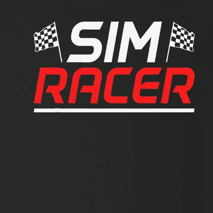 Gaming Simulation Racer Car Race Sim Racing Toddler Long Sleeve Shirt