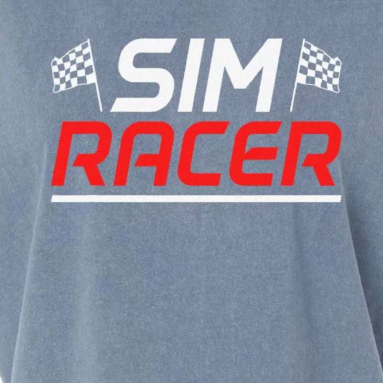 Gaming Simulation Racer Car Race Sim Racing Garment-Dyed Women's Muscle Tee