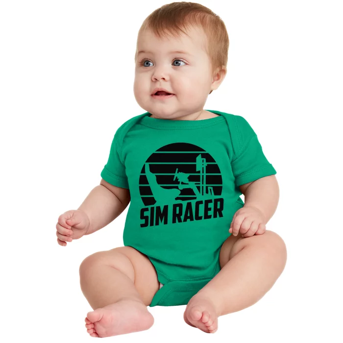 Gaming Simulation Racer Race Car Sim Racing Baby Bodysuit