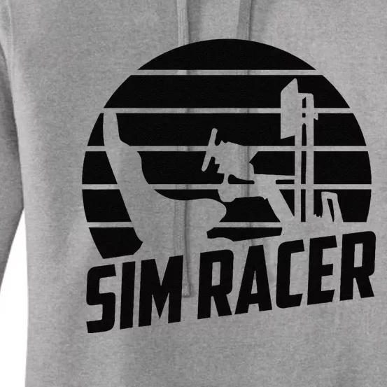 Gaming Simulation Racer Race Car Sim Racing Women's Pullover Hoodie