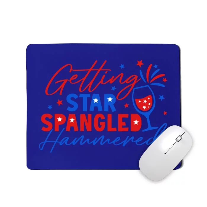 Getting Star Spangled Hammered 4th Of July America Gift Mousepad