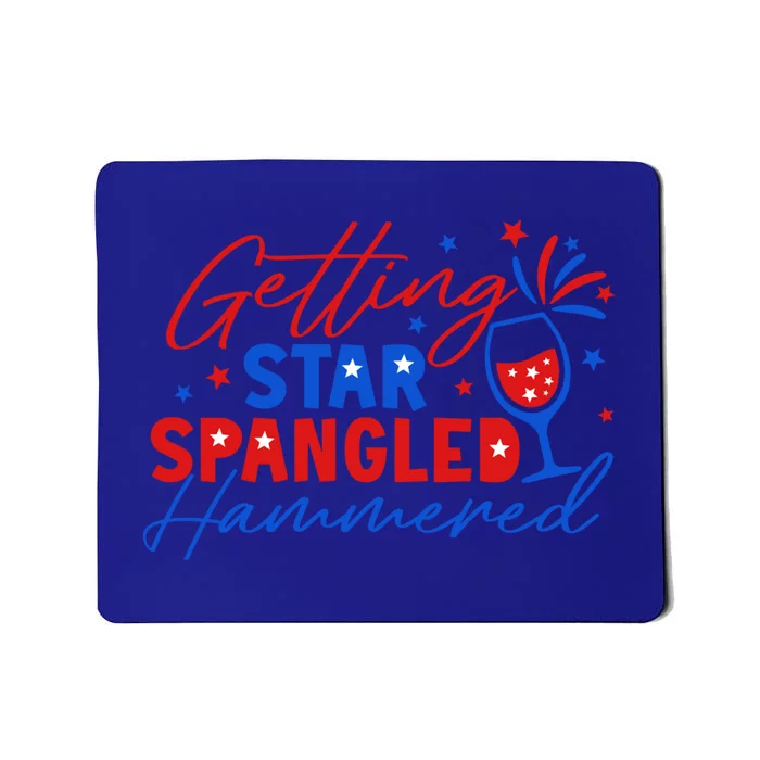 Getting Star Spangled Hammered 4th Of July America Gift Mousepad