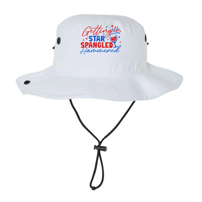 Getting Star Spangled Hammered 4th Of July America Gift Legacy Cool Fit Booney Bucket Hat