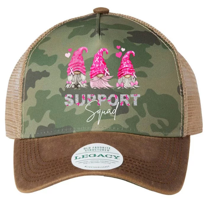 Gnome Support Squad Breast Cancer Legacy Tie Dye Trucker Hat