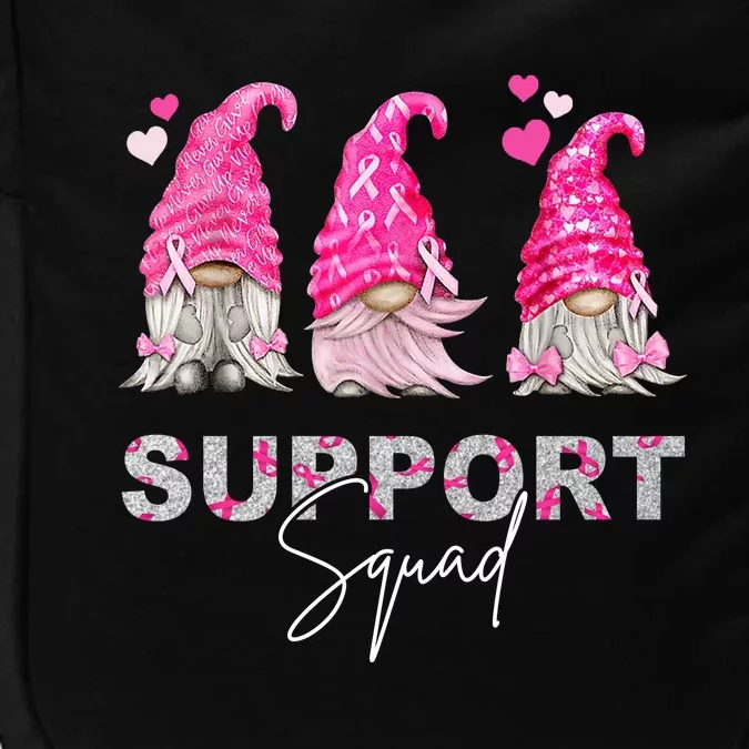 Gnome Support Squad Breast Cancer Impact Tech Backpack