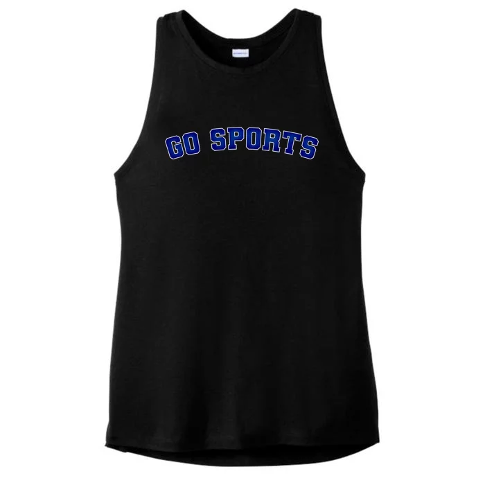 Go Sports Sarcastic Football Gift Ladies Tri-Blend Wicking Tank