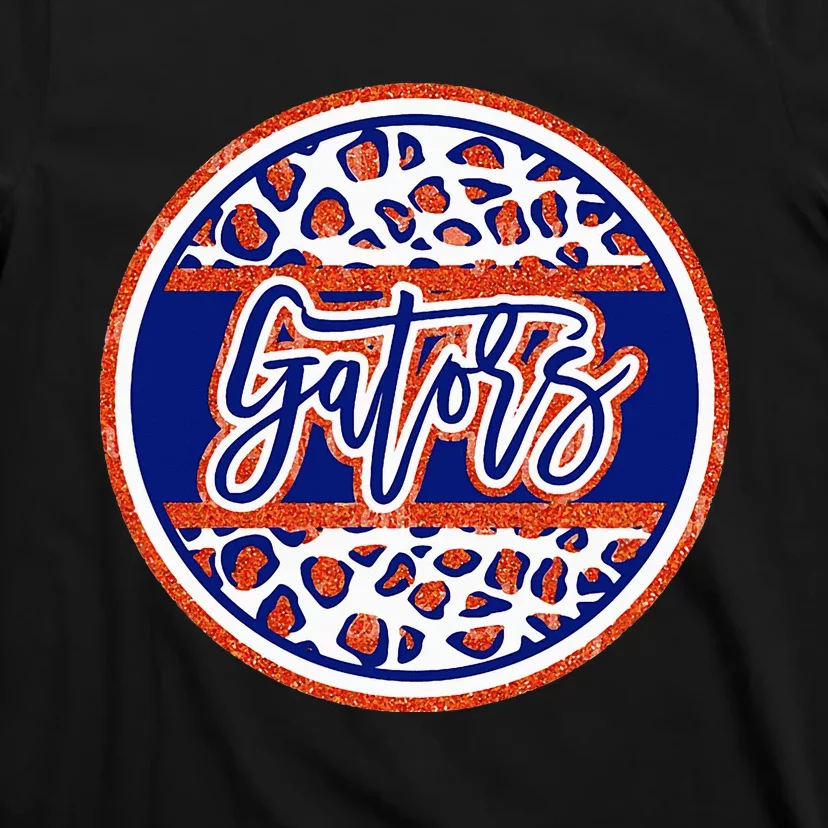 Gators School Sports Fan Team Spirit Mascot Heart T-Shirt