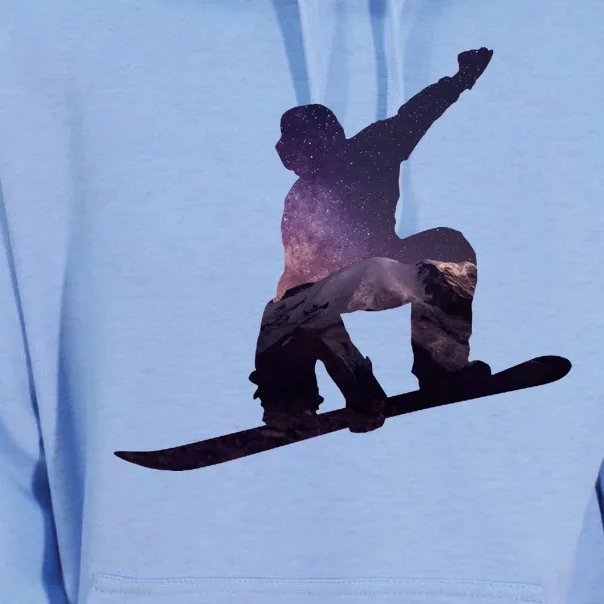 Galaxy Space Ski Boarding Unisex Surf Hoodie