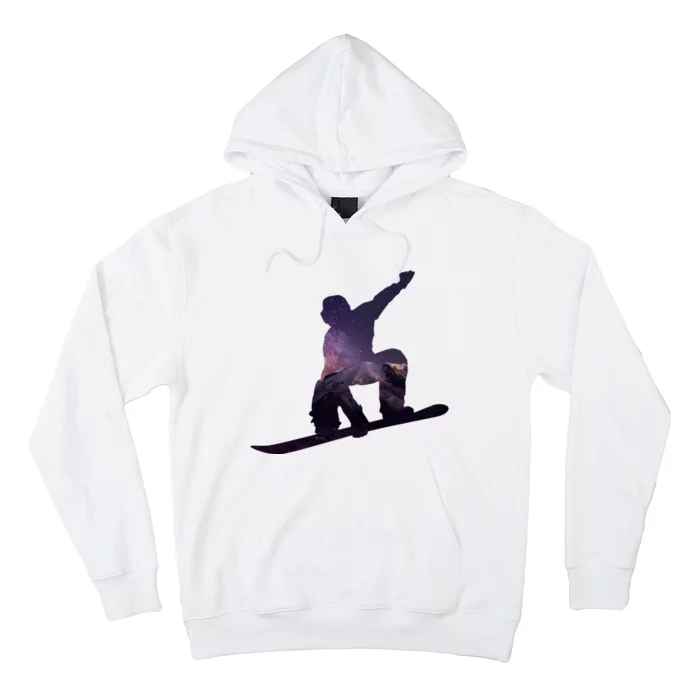 Galaxy Space Ski Boarding Hoodie