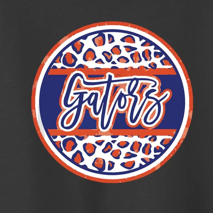 Gators School Sports Fan Team Spirit Mascot Heart Toddler T-Shirt