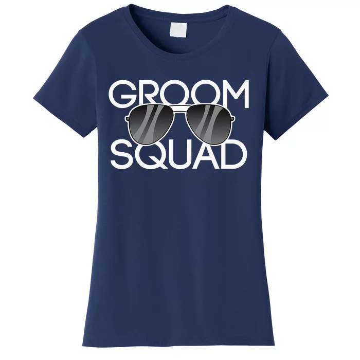 Groom Squad Sunglasses Wedding Bachelor Party Women's T-Shirt