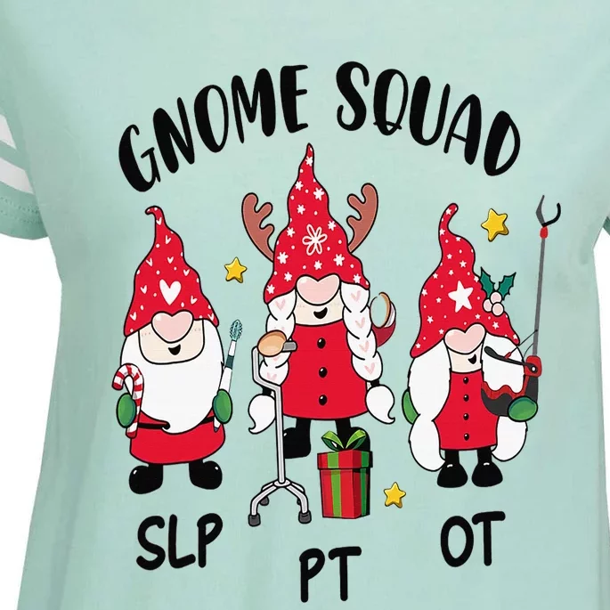 Gnome Squad SLP OT PT Christmas Team Occupational Therapist Enza Ladies Jersey Football T-Shirt