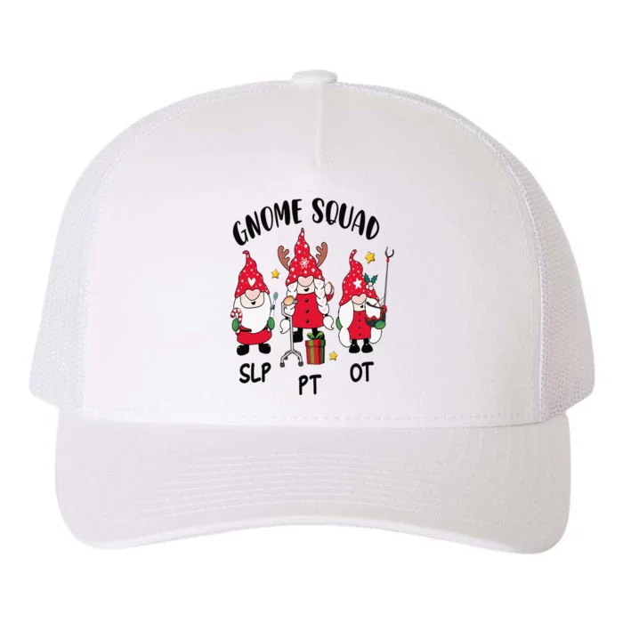 Gnome Squad SLP OT PT Christmas Team Occupational Therapist Yupoong Adult 5-Panel Trucker Hat