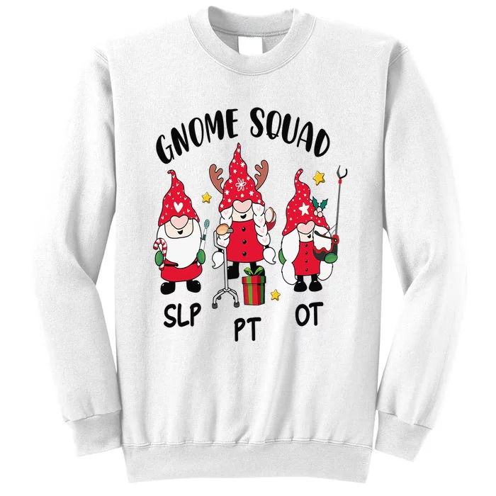 Gnome Squad SLP OT PT Christmas Team Occupational Therapist Sweatshirt