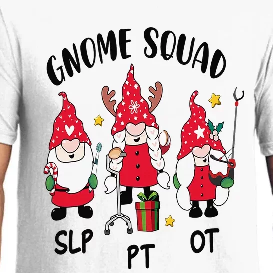 Gnome Squad SLP OT PT Christmas Team Occupational Therapist Pajama Set