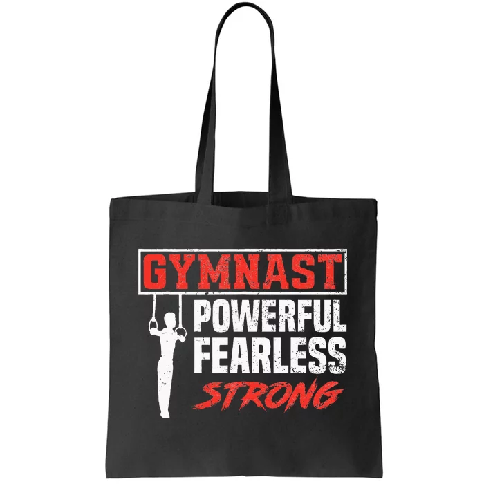 Gymnastics Sports Strong Funny Gymnast Tote Bag