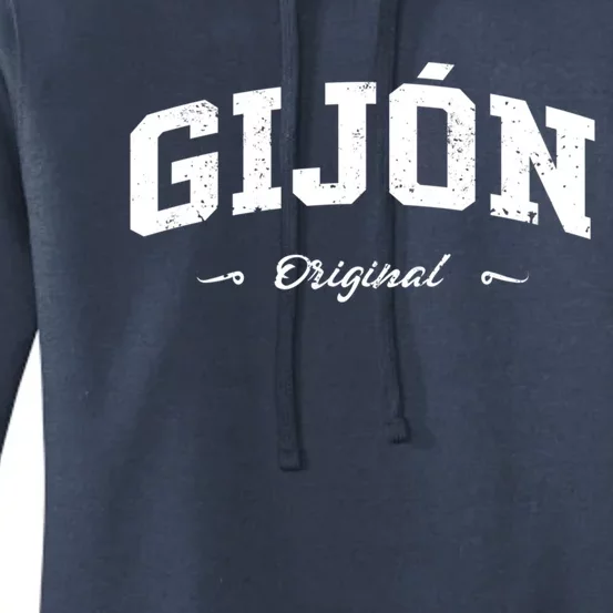 Gijón Spain Sport Souvenir Design Great Gift Women's Pullover Hoodie