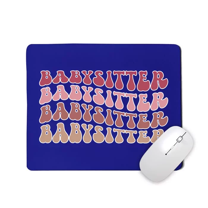 Groovy Sitter Sitting Sitters Gift Mousepad