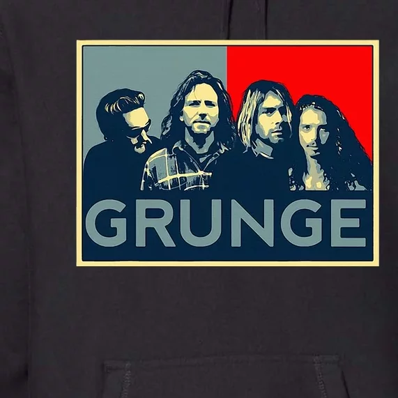 Grunge Seattle Sound Quotes Premium Hoodie