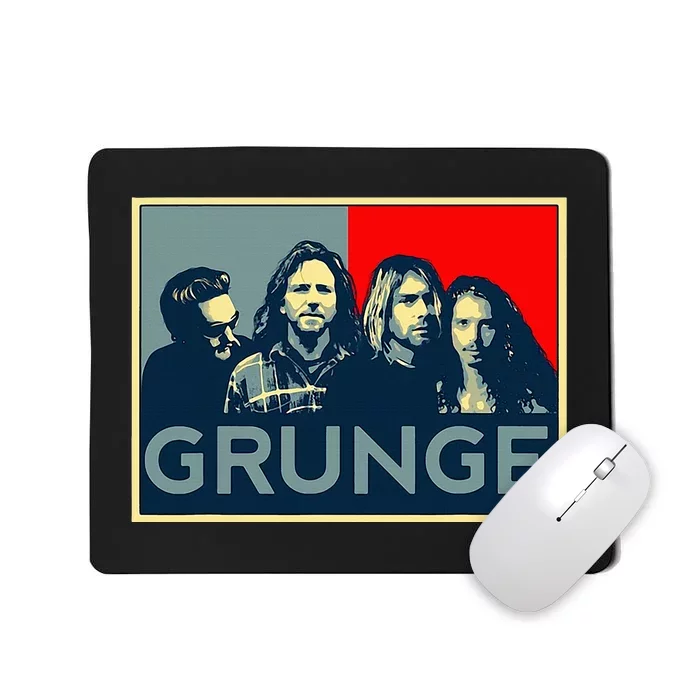 Grunge Seattle Sound Quotes Mousepad