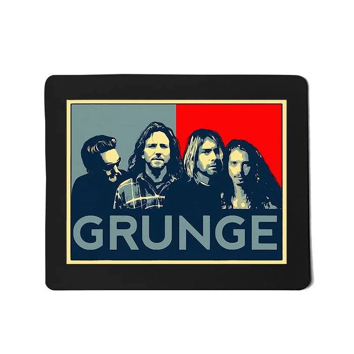 Grunge Seattle Sound Quotes Mousepad