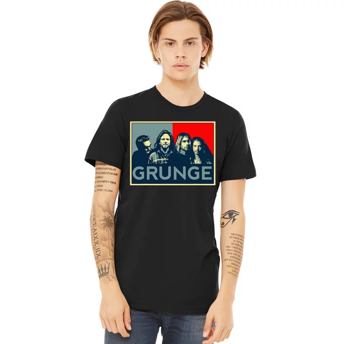 Grunge Seattle Sound Quotes Premium T-Shirt