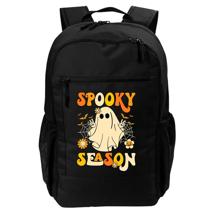 Ghost Spooky Season Funny Halloween Daily Commute Backpack