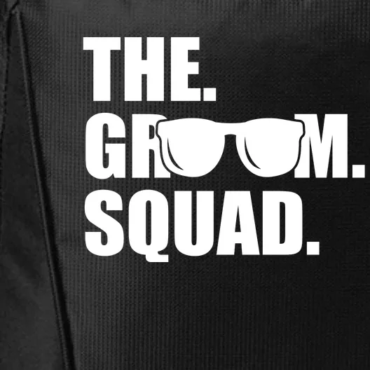 Groom Squad Sunglasses Bachelor Party City Backpack