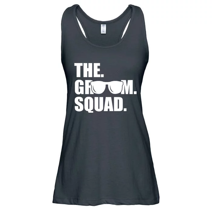 Groom Squad Sunglasses Bachelor Party Ladies Essential Flowy Tank