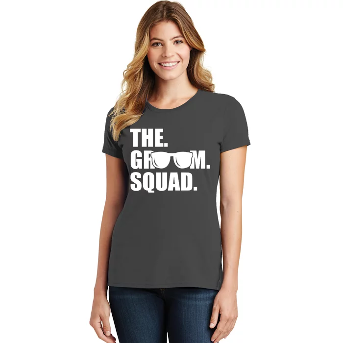 Groom Squad Sunglasses Bachelor Party Women's T-Shirt