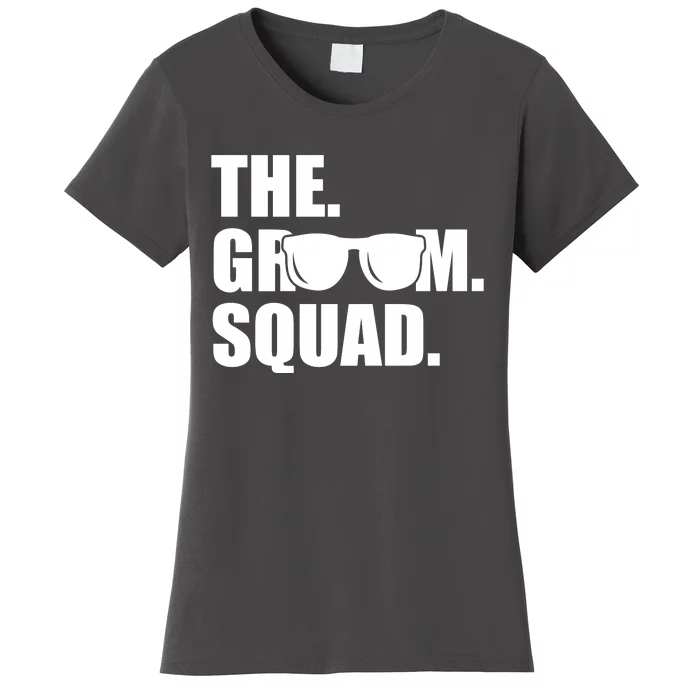 Groom Squad Sunglasses Bachelor Party Women's T-Shirt