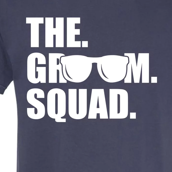 Groom Squad Sunglasses Bachelor Party Garment-Dyed Heavyweight T-Shirt