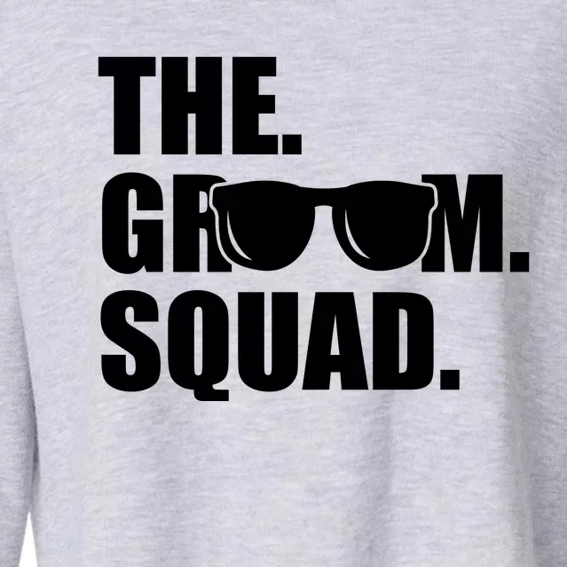 Groom Squad Sunglasses Bachelor Party Cropped Pullover Crew