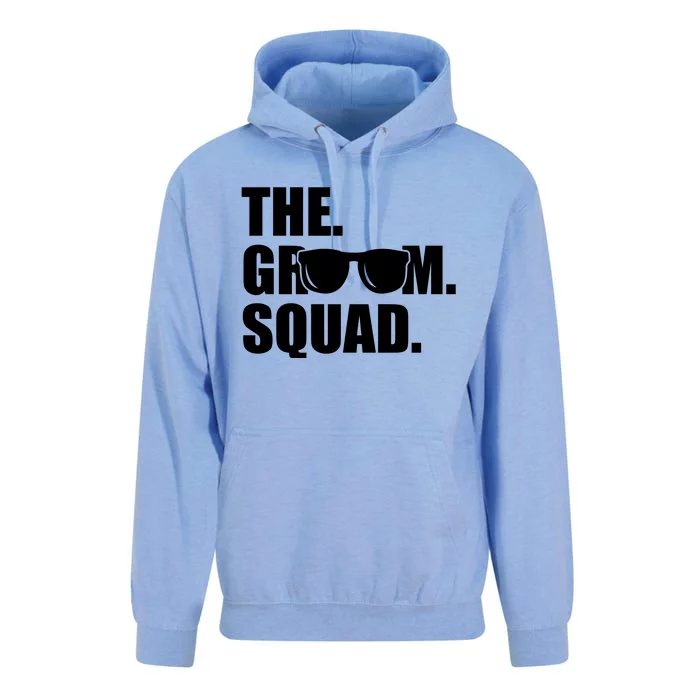 Groom Squad Sunglasses Bachelor Party Unisex Surf Hoodie