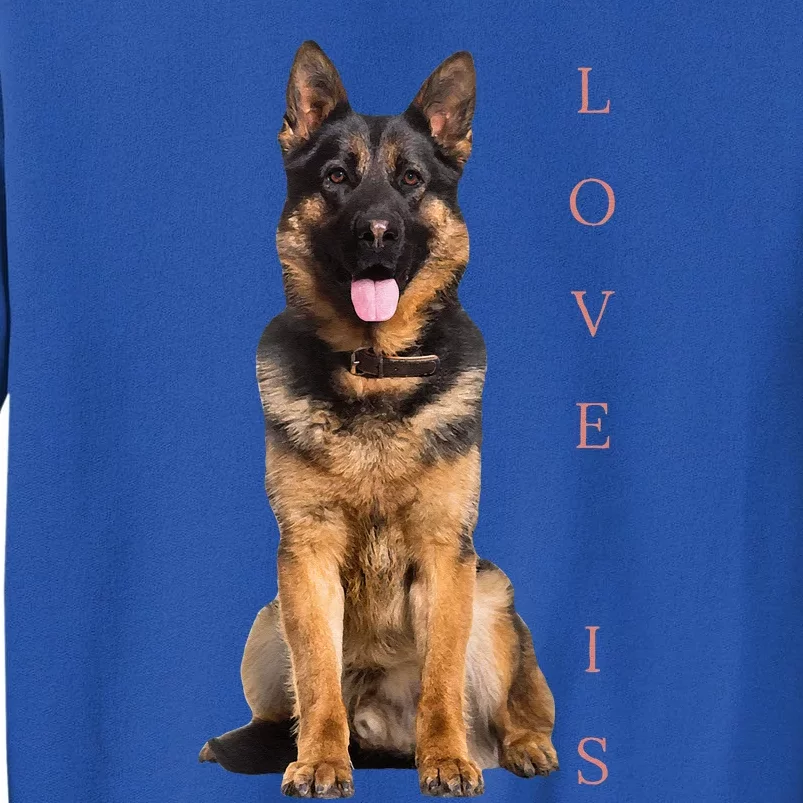 German Shepherd Shepard Dog Mom Dad Love Pet Puppy Tall Sweatshirt